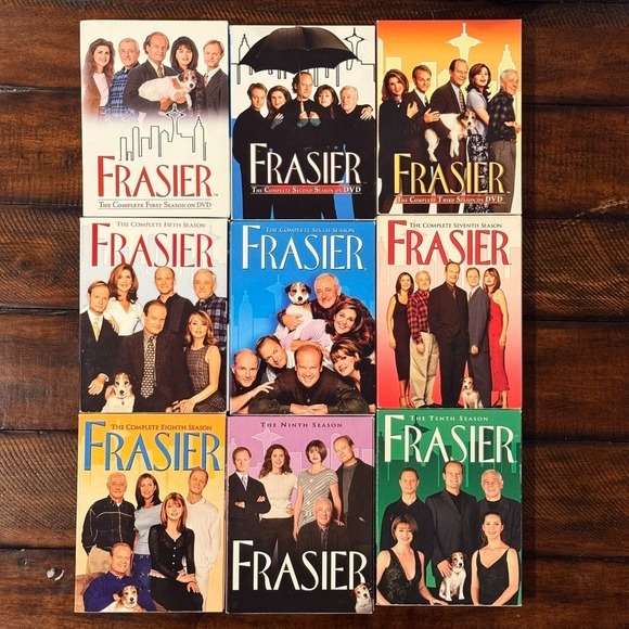 Frasier Complete Series 9 DVD Lot - Missing 4 and 11 - Very Good Condition - Picture 1 of 4
